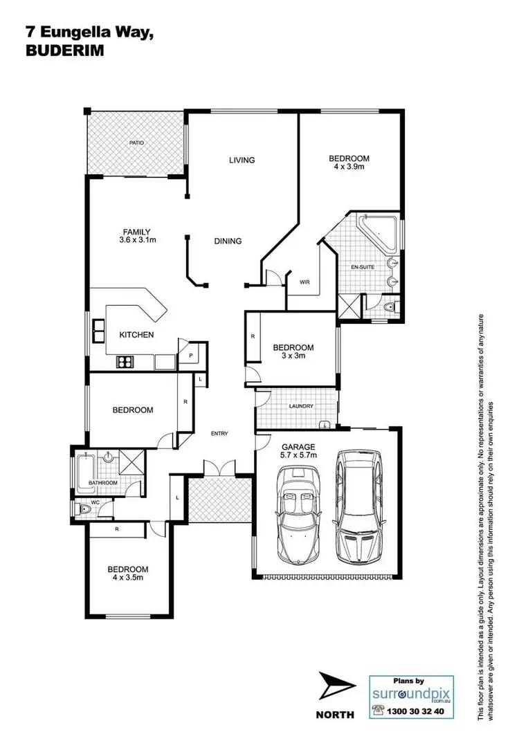 Floorplan of Homely house listing, 7 Eungella Way, Buderim QLD 4556