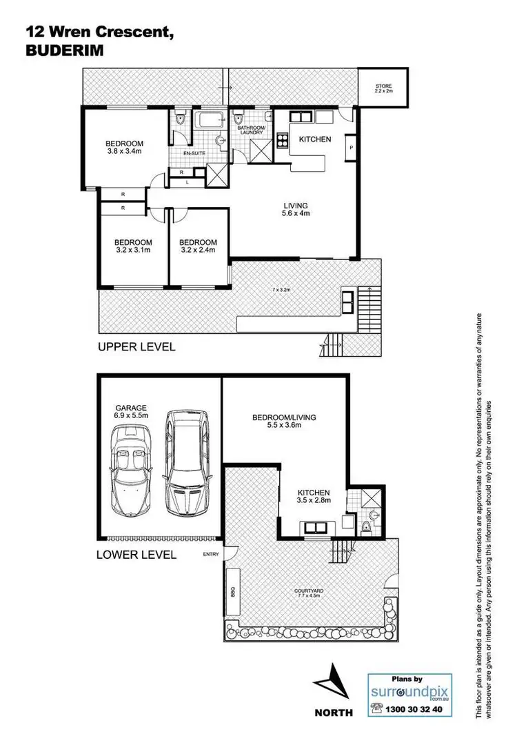 Floorplan of Homely house listing, 12 Wren Crescent, Buderim QLD 4556