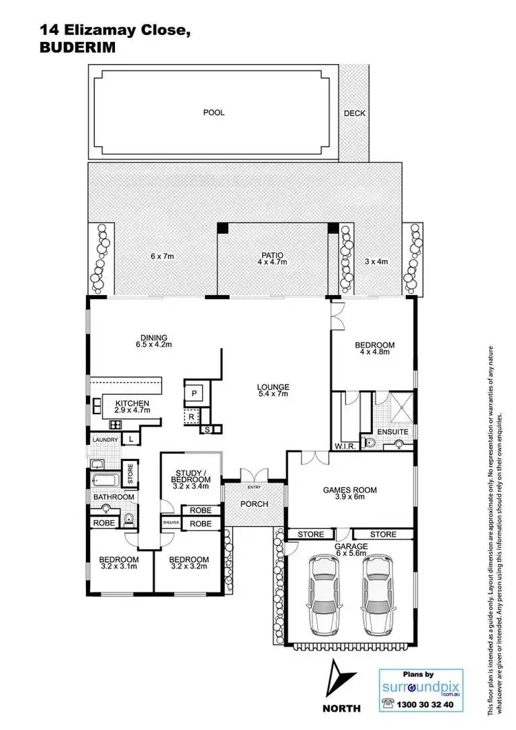 Floorplan of Homely house listing, 14 Elizamay Close, Buderim QLD 4556
