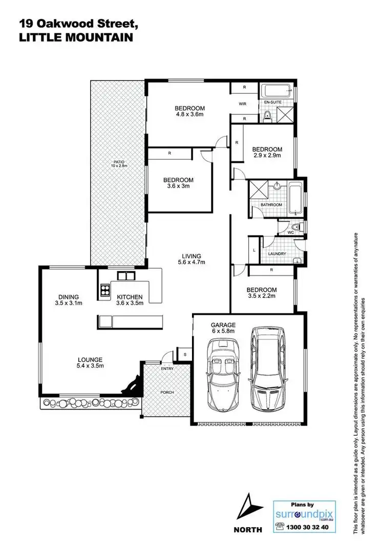 Floorplan of Homely house listing, 19 Oakwood Street, Little Mountain QLD 4551