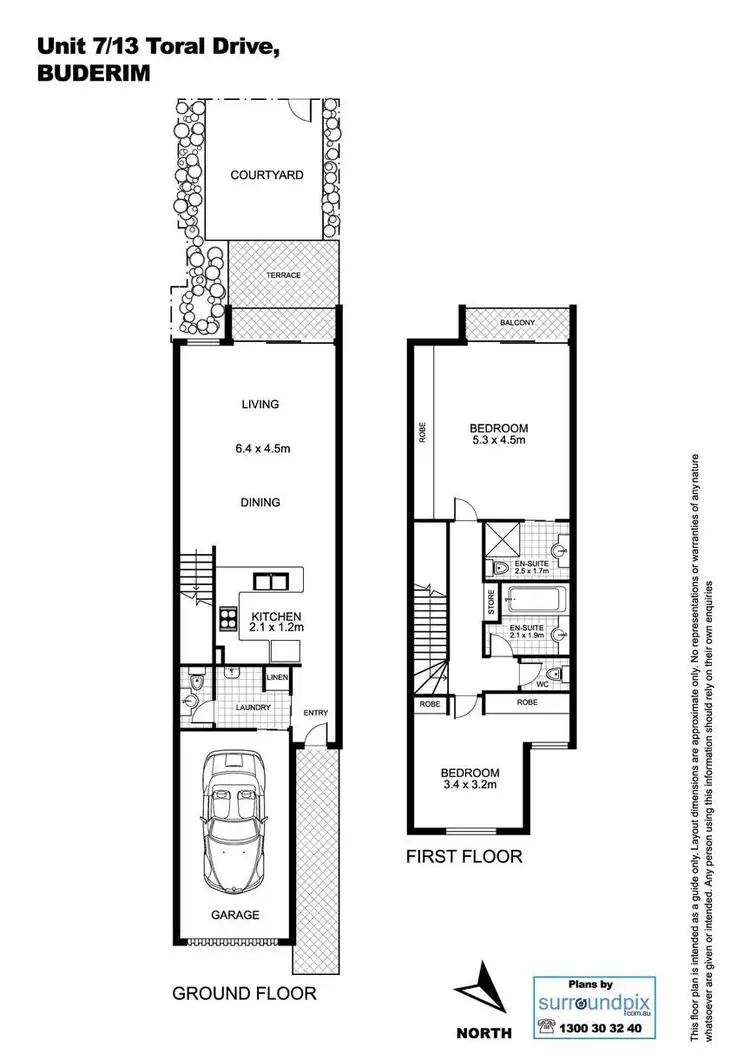 Floorplan of Homely townhouse listing, 7/13 Toral Drive, Buderim QLD 4556