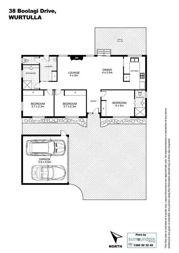 Floorplan of Homely house listing, 38 Boolagi Drive, Wurtulla QLD 4575