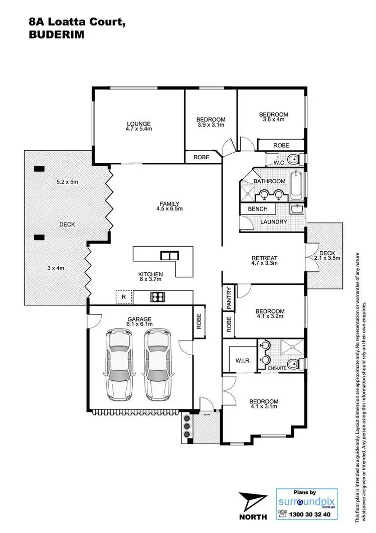 Floorplan of Homely house listing, 8A Loatta Court, Buderim QLD 4556