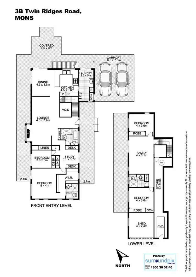 Floorplan of Homely rural property listing, 3b Twin Ridges Road, Mons QLD 4556