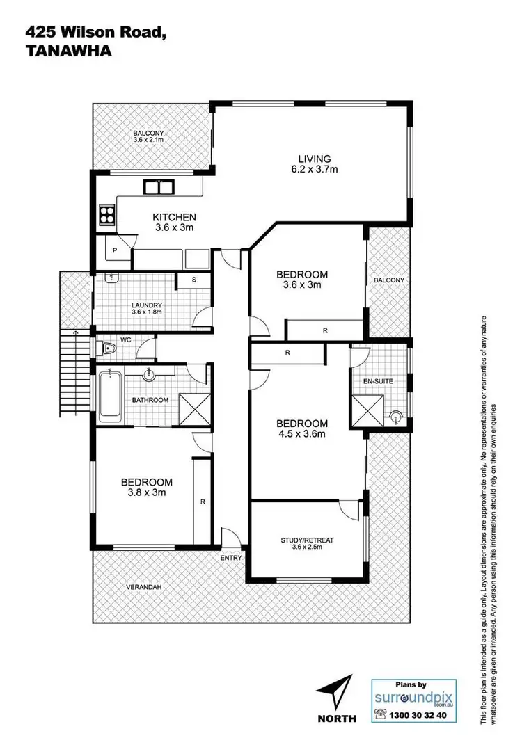 Floorplan of Homely house listing, 425 Wilson Road, Tanawha QLD 4556