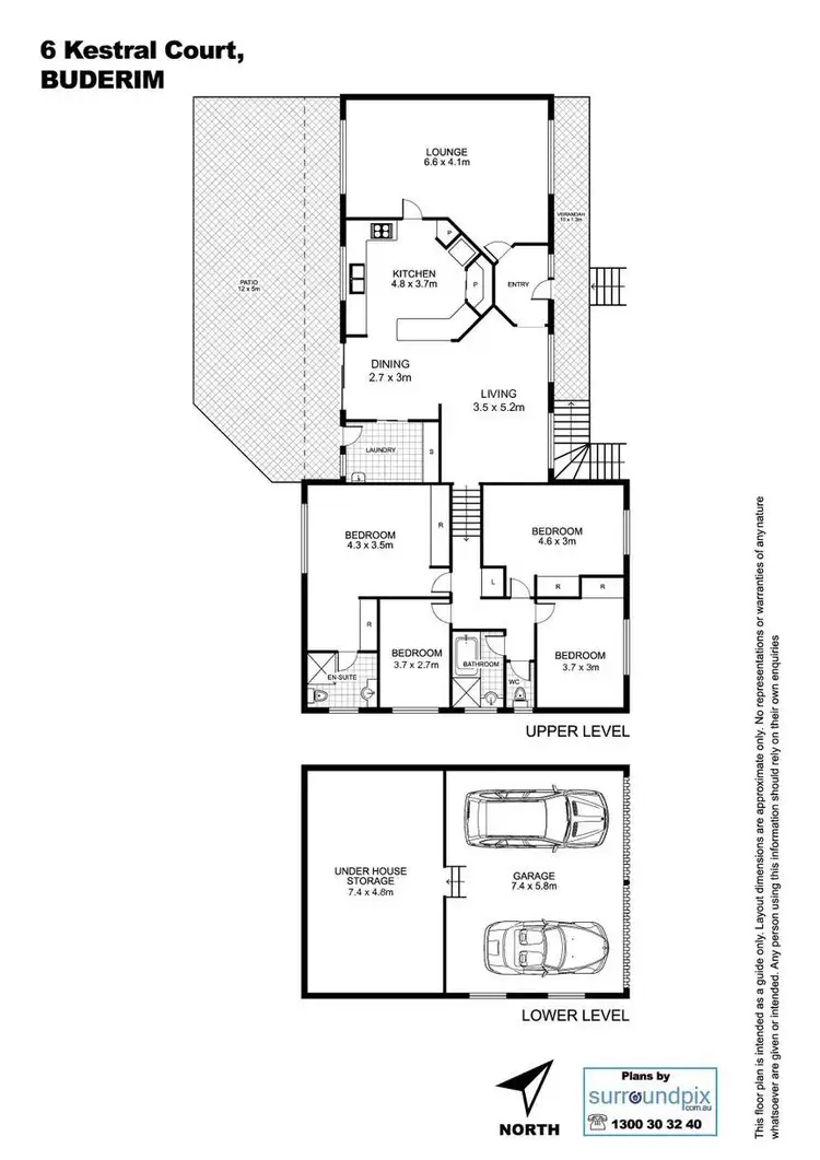 Floorplan of Homely house listing, 6 Kestral Court, Buderim QLD 4556