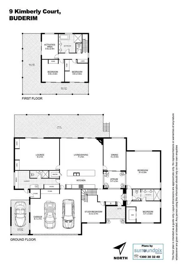 Floorplan of Homely house listing, 9-11 Kimberly Court, Buderim QLD 4556