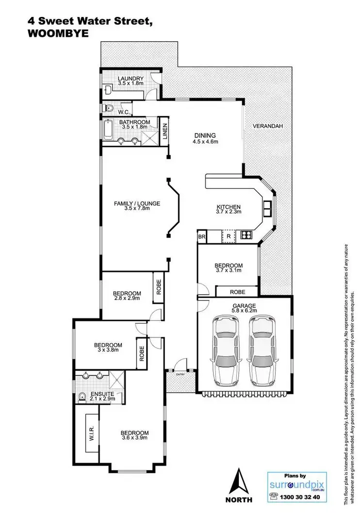 Floorplan of Homely house listing, 4 Sweet Water Street, Woombye QLD 4559