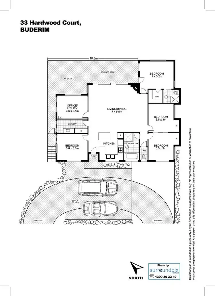 Floorplan of Homely house listing, 33 Hardwood Court, Buderim QLD 4556