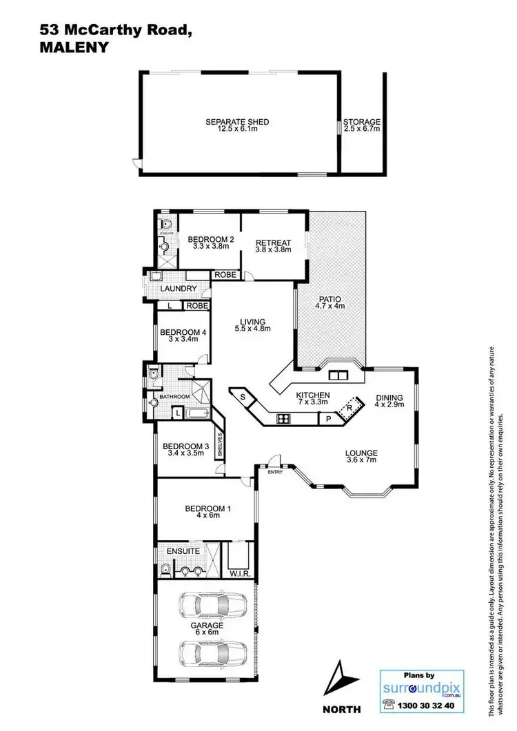 Floorplan of Homely house listing, 53 McCarthy Road, Maleny QLD 4552