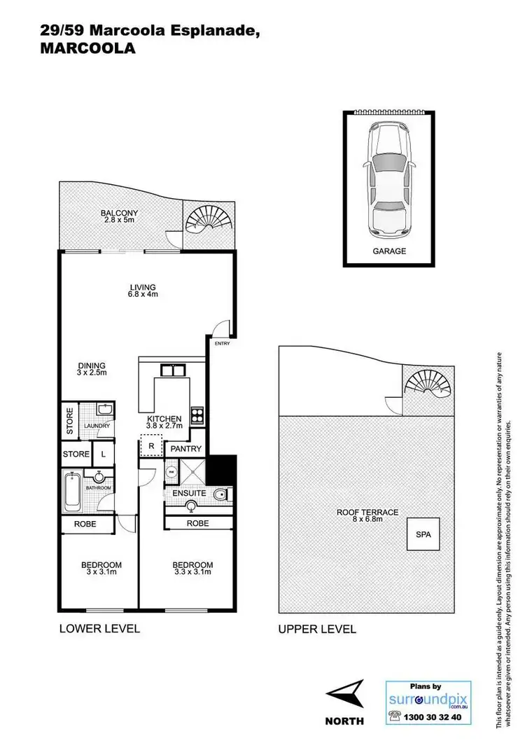 Floorplan of Homely unit listing, 29/59-61 Marcoola Esplanade, Marcoola QLD 4564