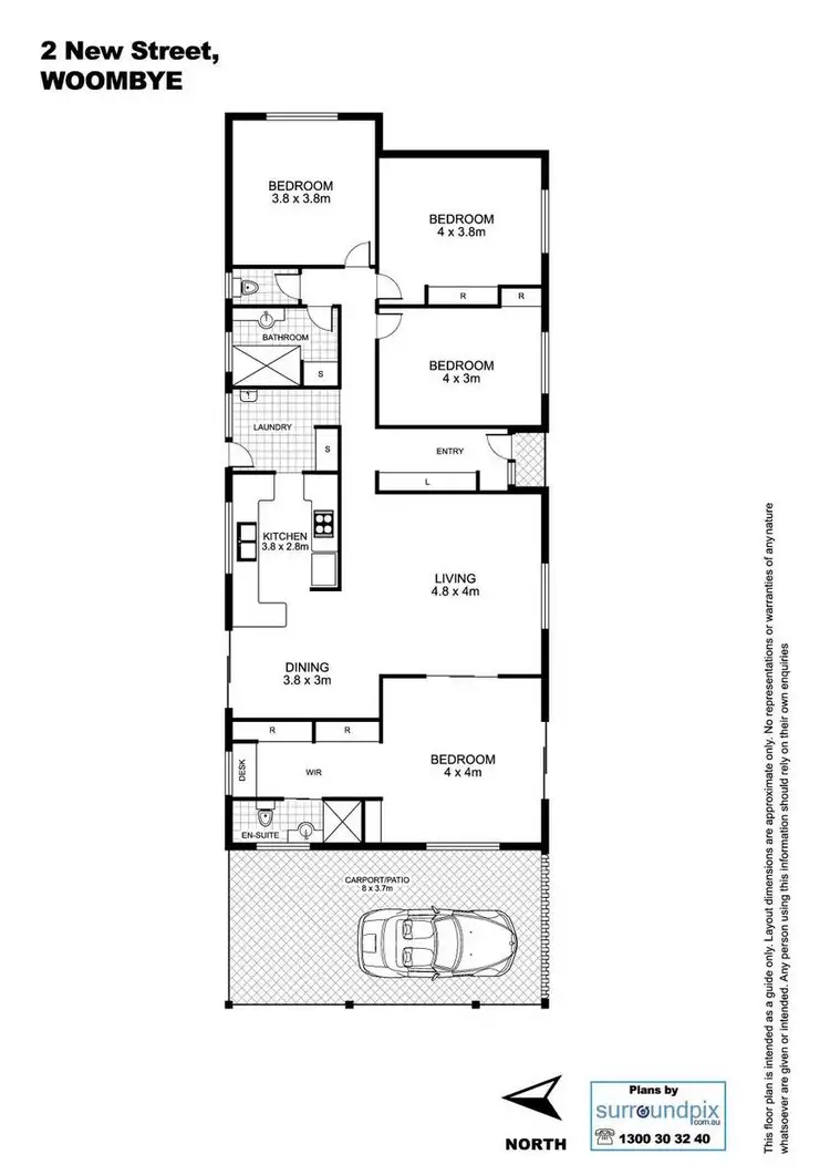 Floorplan of Homely house listing, 2 New Street, Woombye QLD 4559