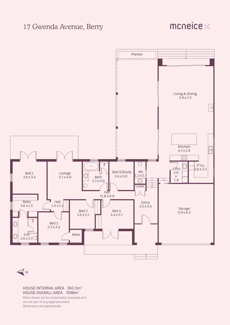 Floorplan of Homely house listing, 17 Gwenda Avenue, Berry NSW 2535