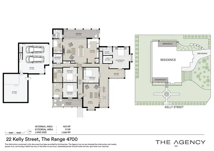 Floorplan of Homely house listing, 22 Kelly Street, The Range QLD 4700