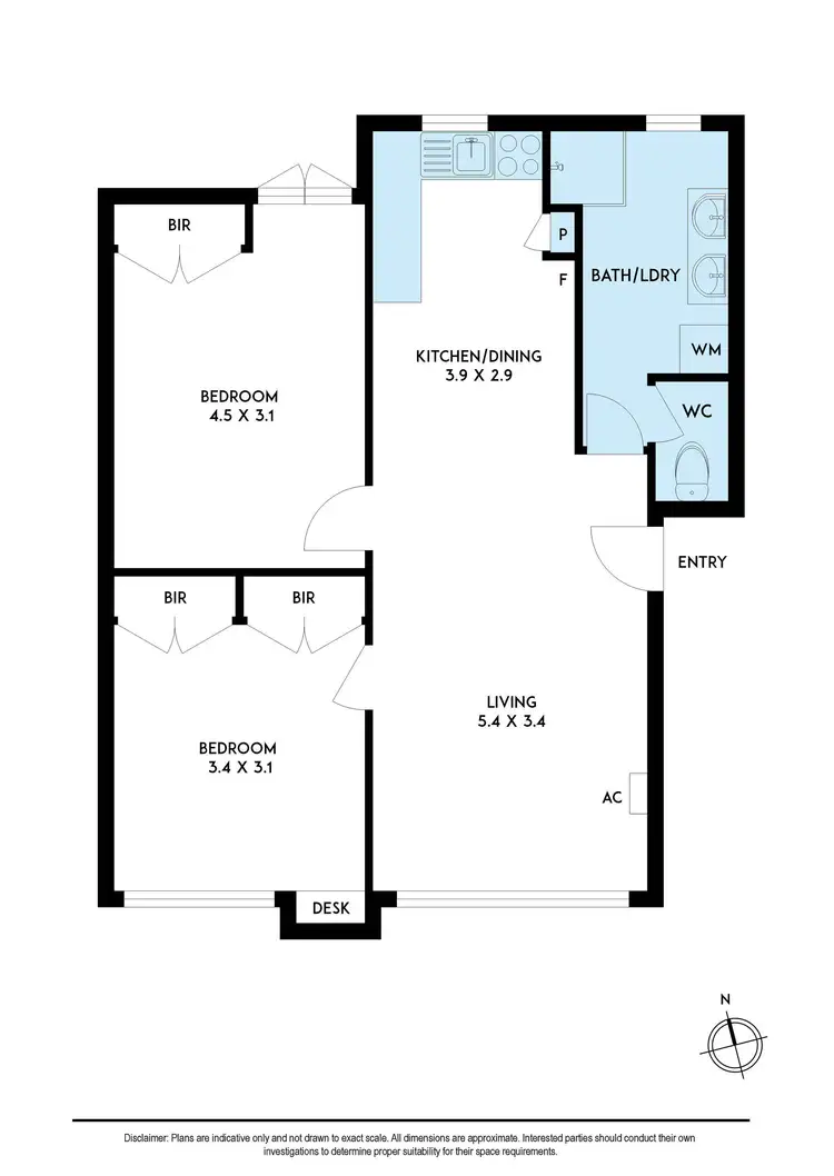 Floorplan of Homely unit listing, 1/1 White Street, Parkdale VIC 3195