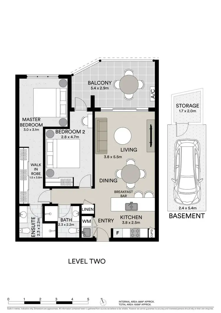 Floorplan of Homely apartment listing, A204/86 Centenary Drive, Strathfield NSW 2135