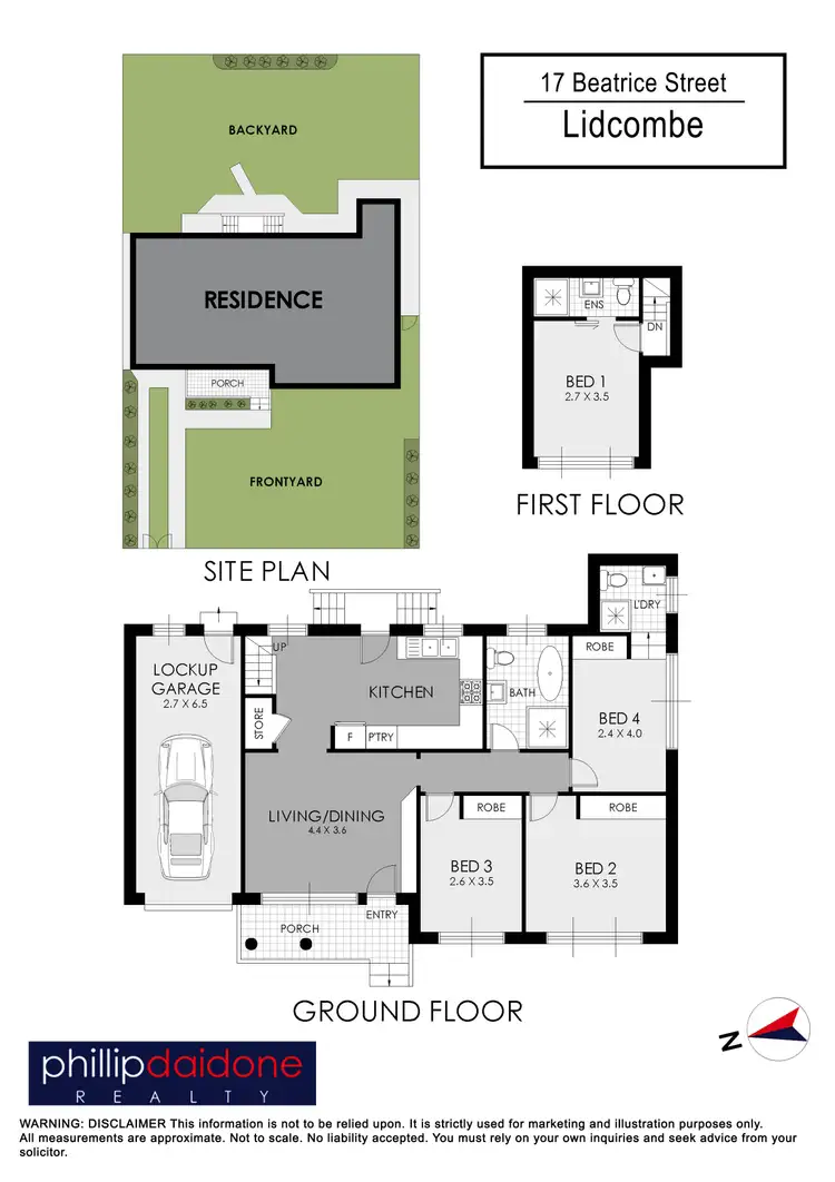 Floorplan of Homely house listing, 17 Beatrice Street, Lidcombe NSW 2141