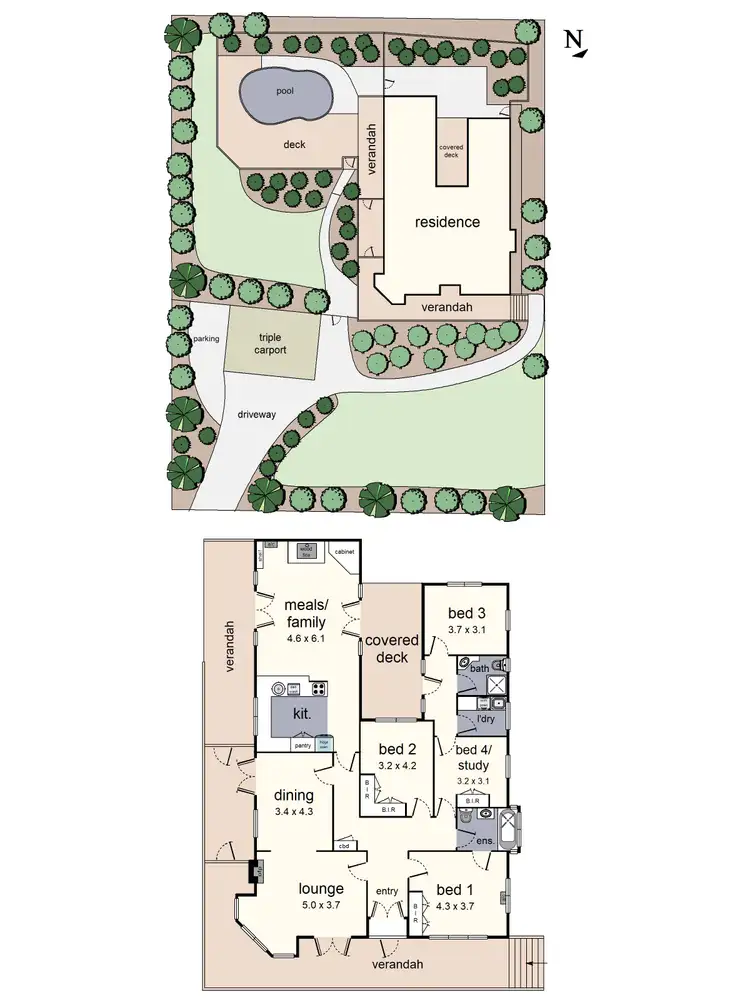Floorplan of Homely house listing, 102 Mount Dandenong Road, Croydon VIC 3136