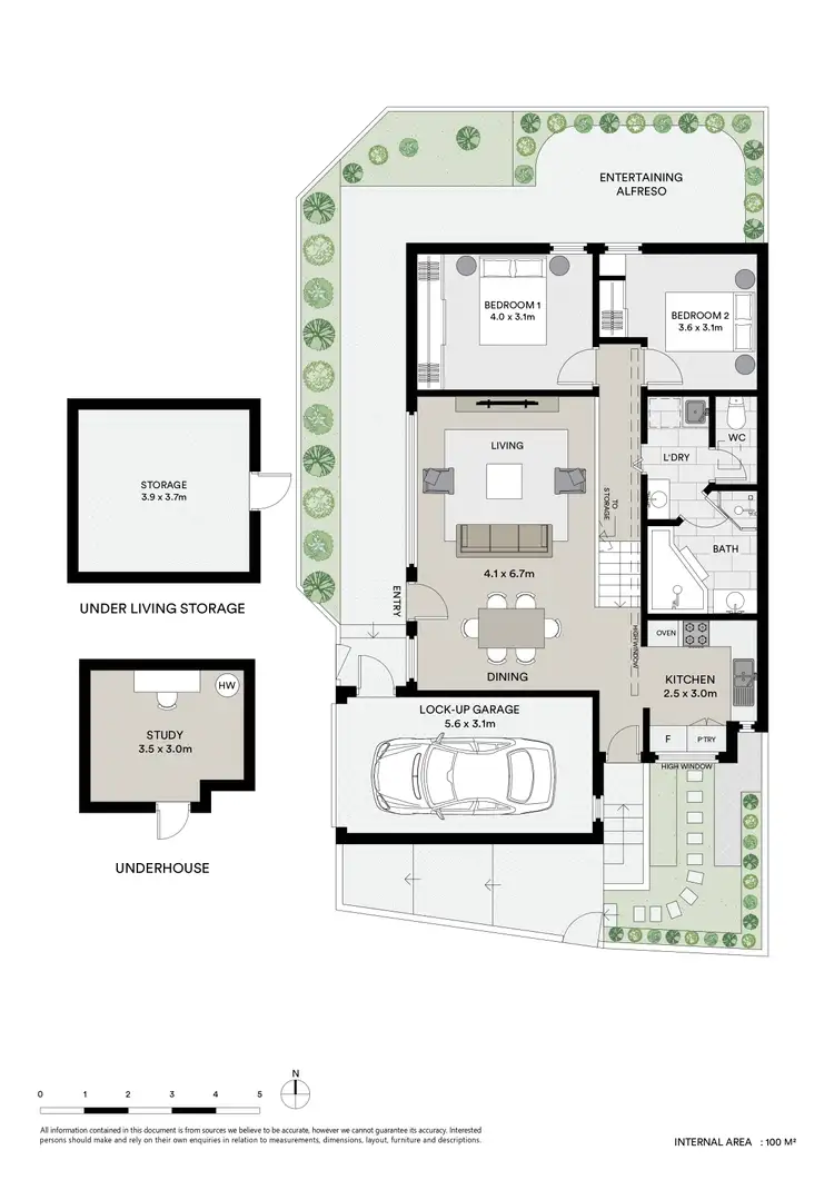 Floorplan of Homely villa listing, 1/26 Marlow Avenue, Denistone NSW 2114