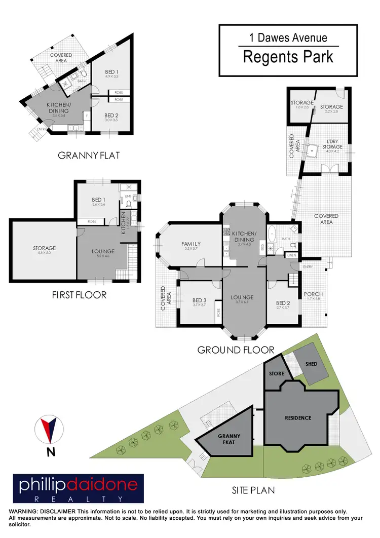 Floorplan of Homely house listing, 1 Dawes Avenue, Regents Park NSW 2143