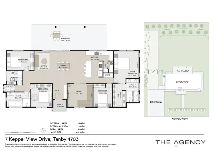 Floorplan of Homely house listing, 7 Keppel View Drive, Tanby QLD 4703