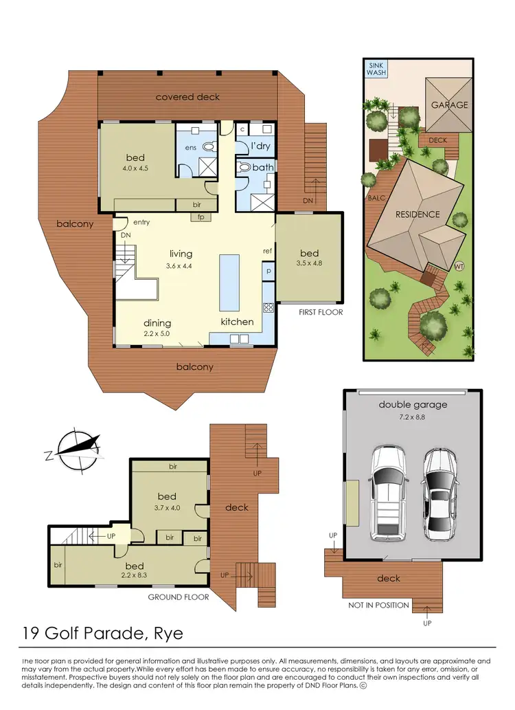 Floorplan of Homely house listing, 19 Golf Parade, Rye VIC 3941