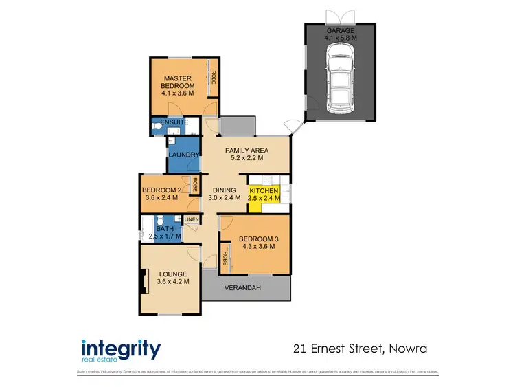 Floorplan of Homely house listing, 21 Ernest Street, Nowra NSW 2541