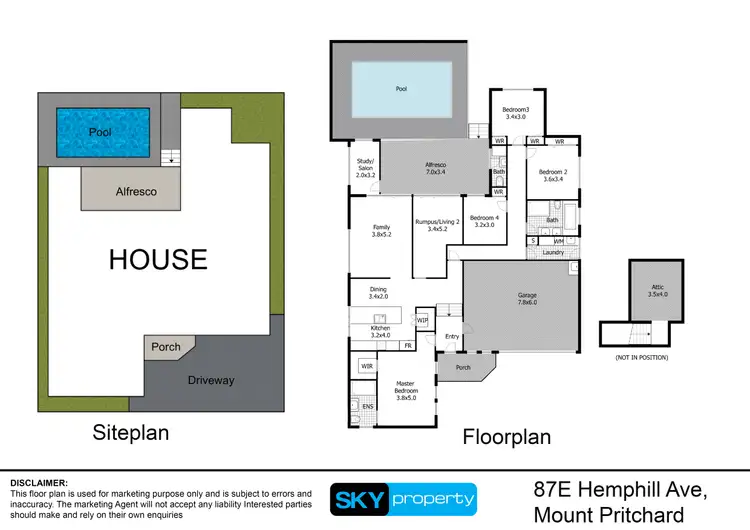 Floorplan of Homely house listing, 87E Hemphill Avenue, Mount Pritchard NSW 2170
