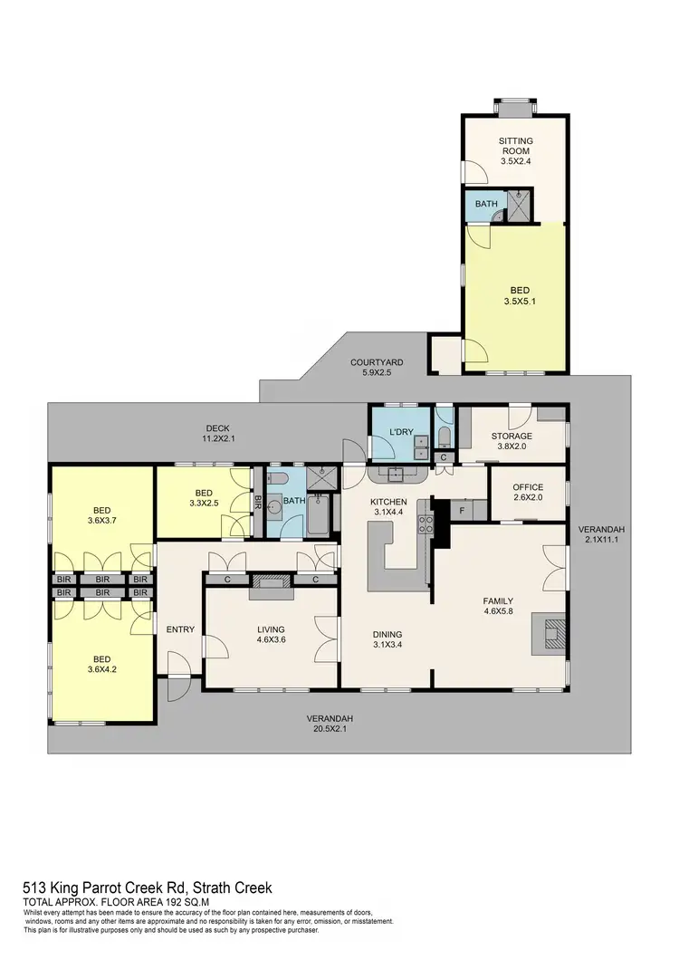 Floorplan of Homely rural property listing, 513 King Parrot Creek Road, Strath Creek VIC 3658