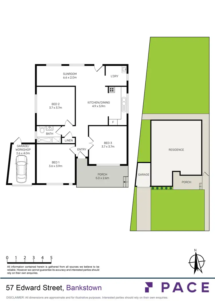 Floorplan of Homely house listing, 57 Edward Street, Bankstown NSW 2200