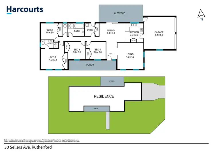 Floorplan of Homely house listing, 30 Sellers Avenue, Rutherford NSW 2320