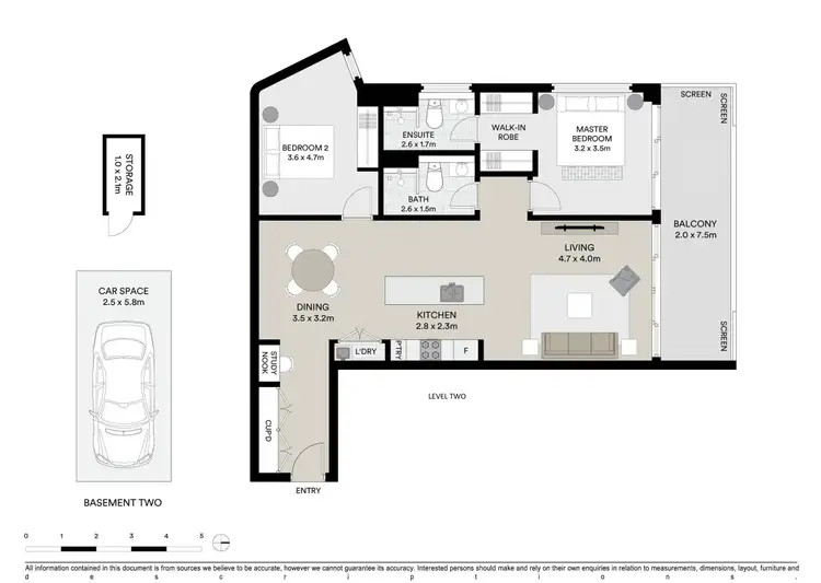 Floorplan of Homely apartment listing, 205/45 Atchison Street, Crows Nest NSW 2065