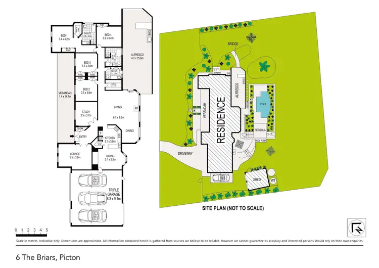 Floorplan of Homely house listing, 6 The Briars, Picton NSW 2571