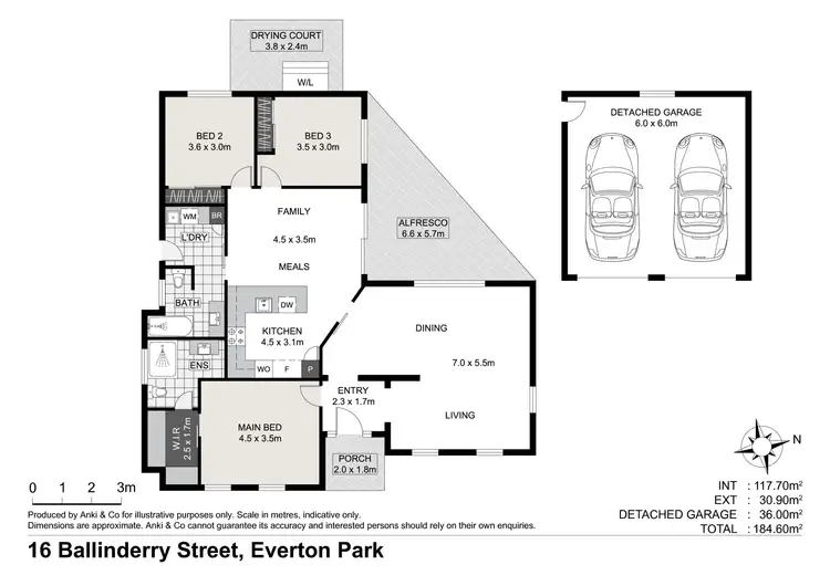 Floorplan of Homely house listing, 16 Ballinderry Street, Everton Park QLD 4053