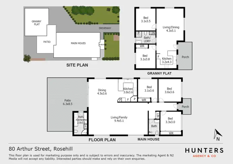 Floorplan of Homely house listing, 80-82 Arthur Street, Rosehill NSW 2142