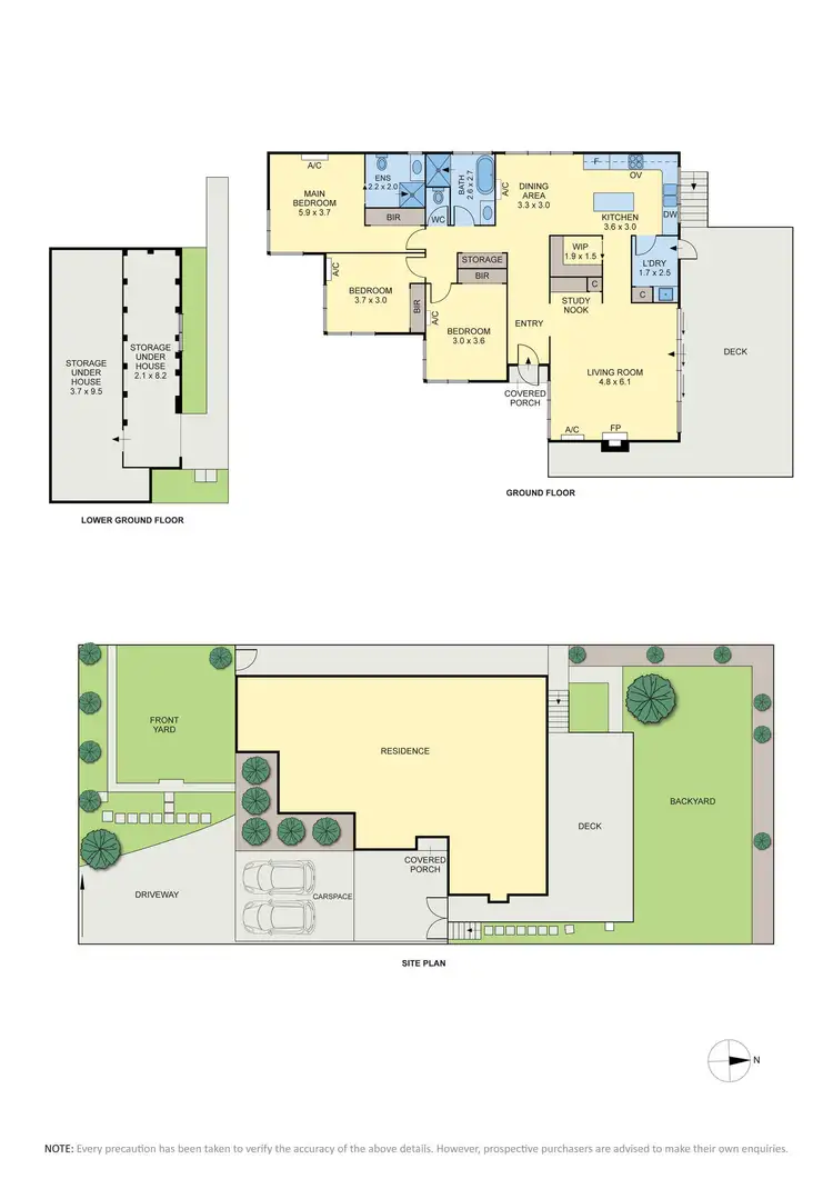 Floorplan of Homely house listing, 208 Mascoma Street, Strathmore VIC 3041
