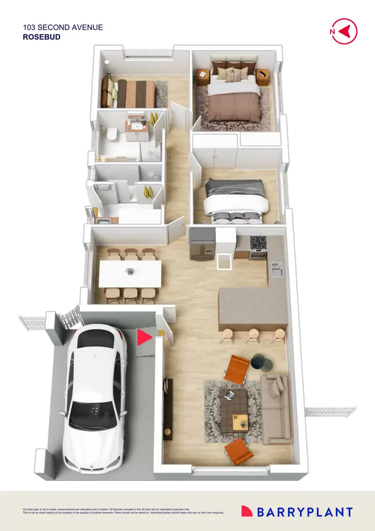 Floorplan of Homely house listing, 103 Second Avenue, Rosebud VIC 3939