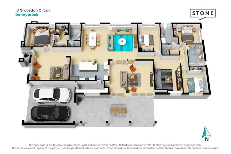 Floorplan of Homely house listing, 13 Grovedon Circuit, Donnybrook VIC 3064