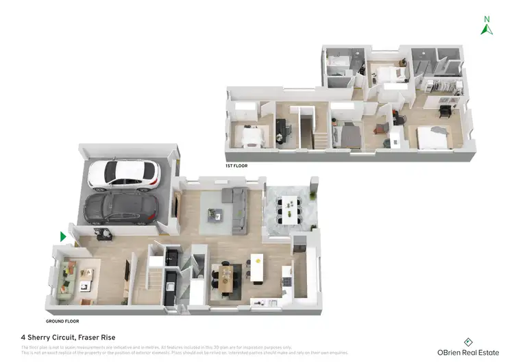 Floorplan of Homely house listing, 4 Sherry Circuit, Fraser Rise VIC 3336