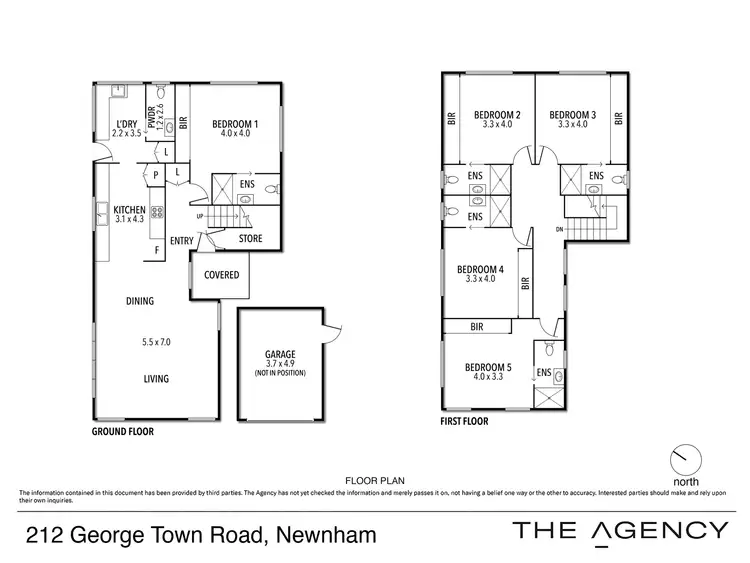 Floorplan of Homely house listing, 212 George Town Road, Newnham TAS 7248