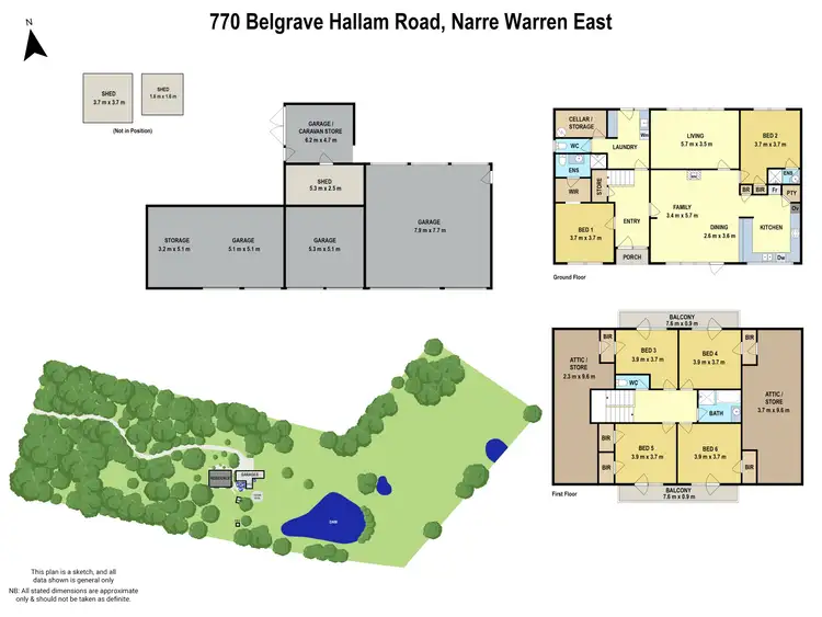 Floorplan of Homely house listing, 770 Belgrave Hallam Road, Narre Warren East VIC 3804