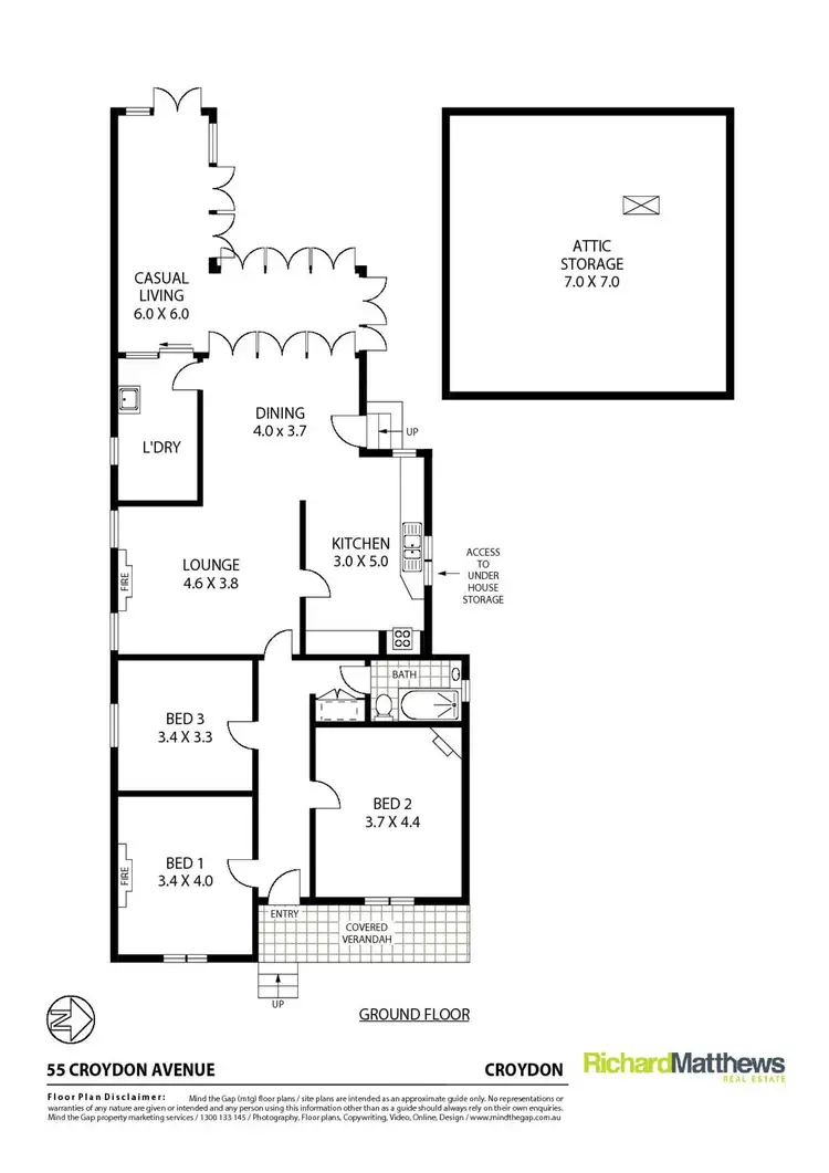 Floorplan of Homely house listing, 55 Croydon Avenue, Croydon NSW 2132