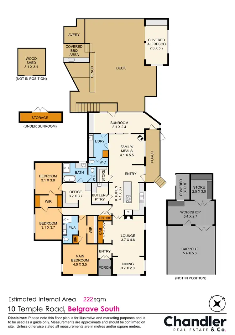 Floorplan of Homely house listing, 10 Temple Road, Belgrave South VIC 3160