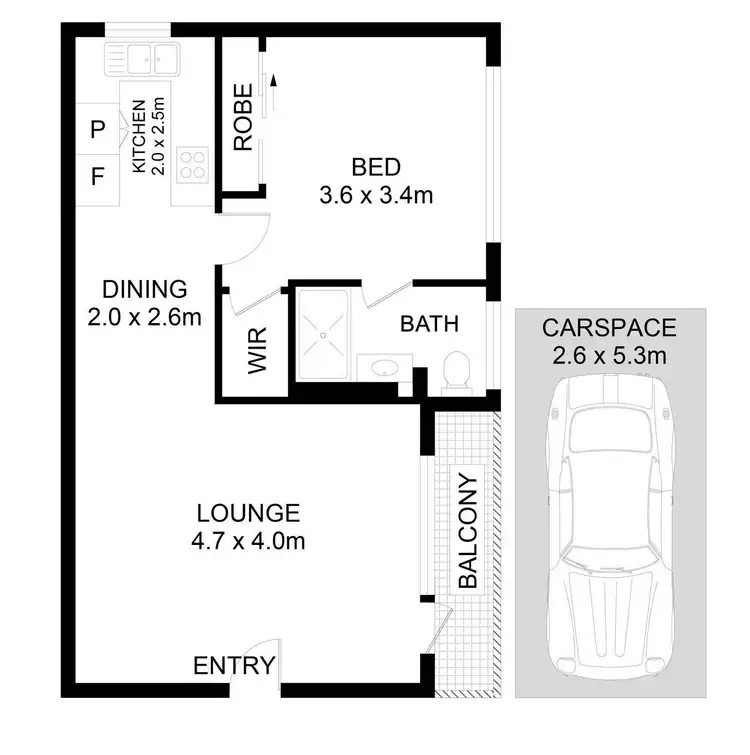 Floorplan of Homely apartment listing, 11/34 Alice Street, Harris Park NSW 2150