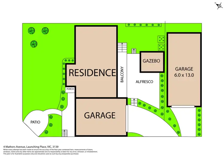 Floorplan of Homely house listing, 4 Mathers Avenue, Launching Place VIC 3139