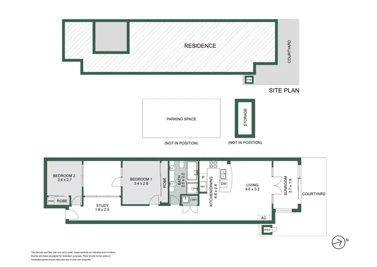 Floorplan of Homely apartment listing, 6/221 Dandenong Road, Windsor VIC 3181