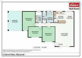 Floorplan of Homely house listing, 4 Gamol Place, Mandurah WA 6210