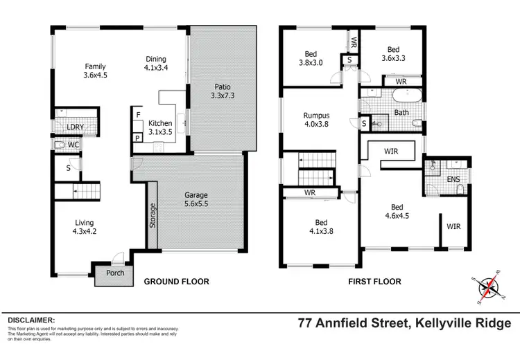 Floorplan of Homely house listing, 77 Annfield Street, Kellyville Ridge NSW 2155