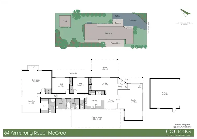 Floorplan of Homely house listing, 64 Armstrong Road, Mccrae VIC 3938