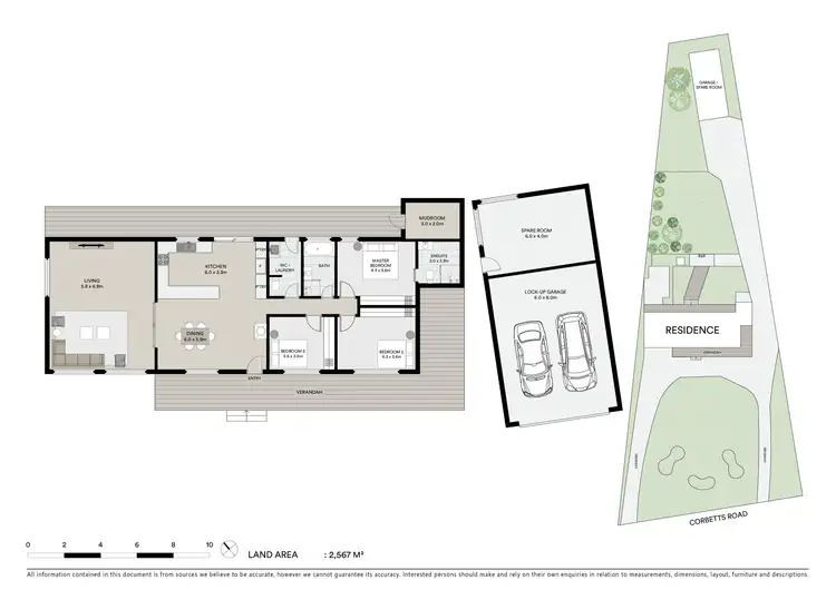 Floorplan of Homely house listing, 6 Corbetts Road, Gordon VIC 3345